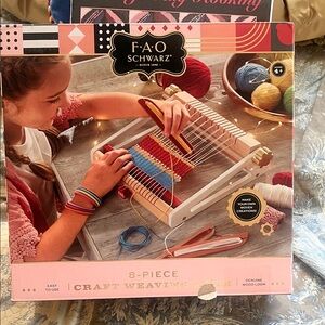 FAO Schwarz Colorful Craft Weaving Loom Set
